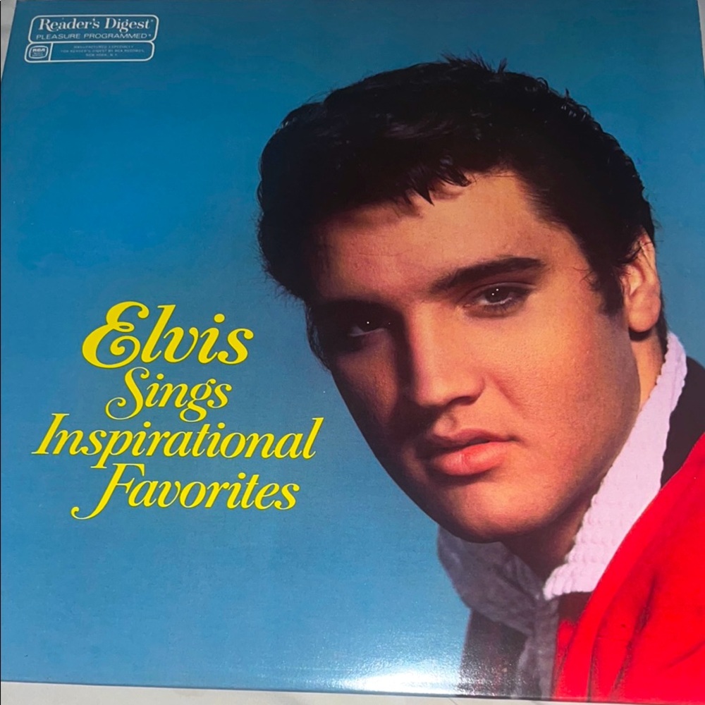 Elvis sings inspirational favorites vinyl record album